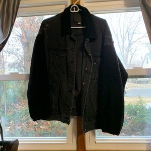 BLACK SHERPA JEAN JACKET ✨✨